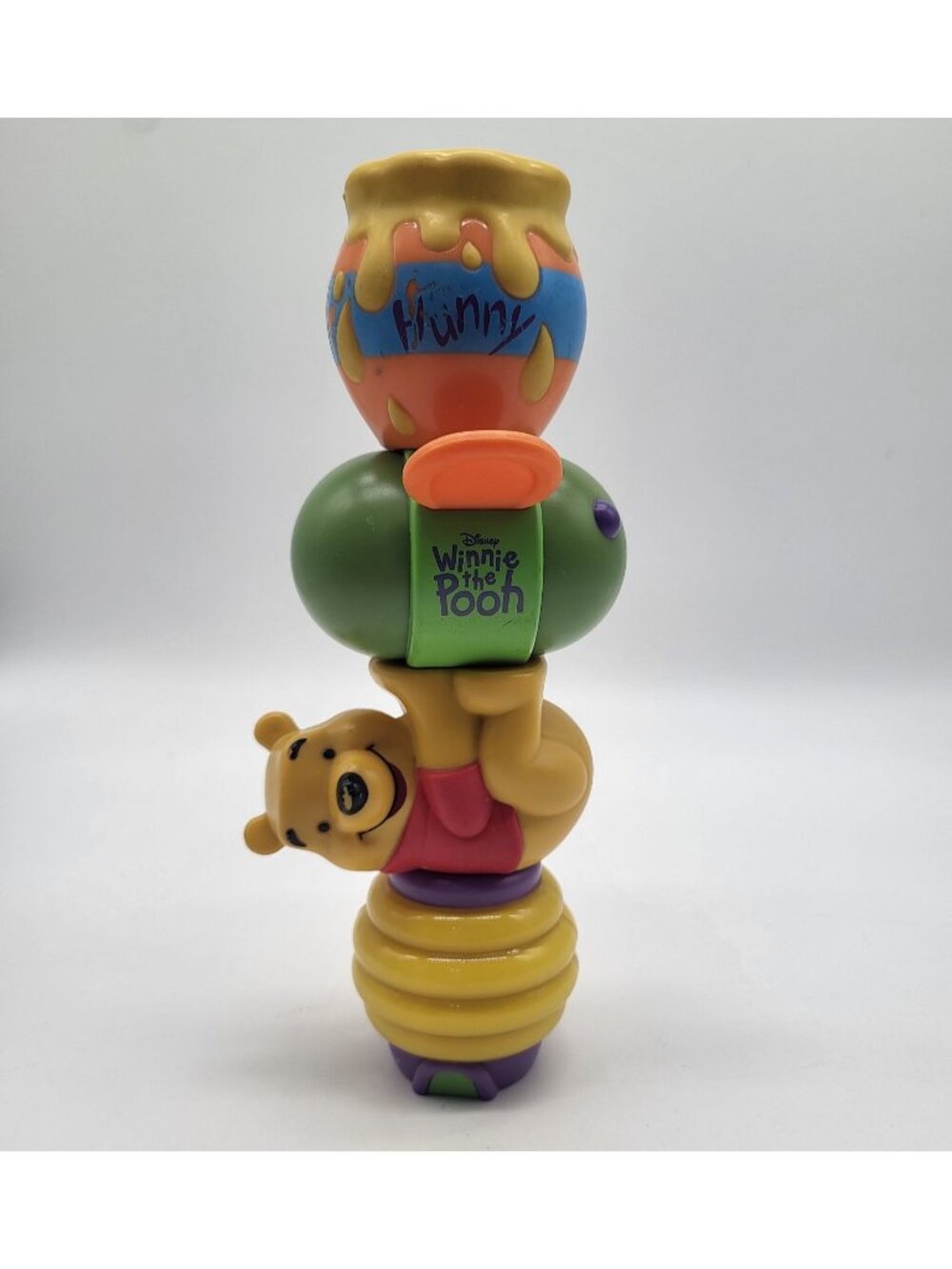 Learning Curve 2007 Disney Winnie the Pooh Magnetic Stacking Toys Set 4